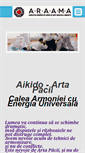 Mobile Screenshot of aikido-galati.ro
